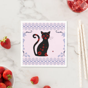 Frans:Bonne Soiree Paper Napkin Servet