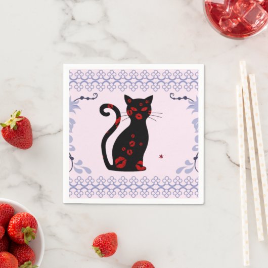 Frans:Bonne Soiree Paper Napkin Servet (Insitu)