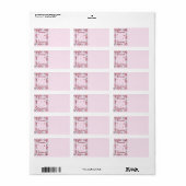Frans:Bonne Soiree Return Address Label (Full Sheet)