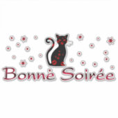 Frans:Bonne Soiree Sticker (Voorkant)