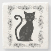 Frans:Bonne Soiree Stone Onderzetter (Voorkant)