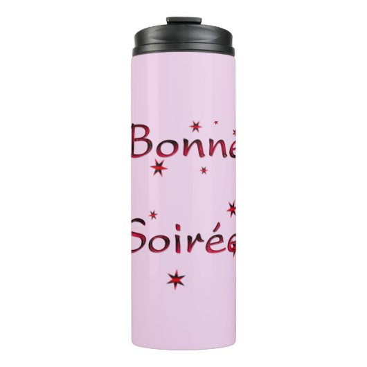 Frans:Bonne Soiree Thermal Tumbler Thermosbeker (Voorkant)