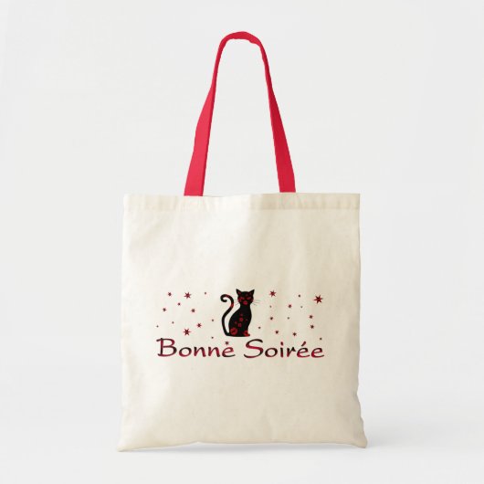 Frans:Bonne Soiree Tote Bag (Voorkant)