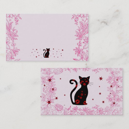 Frans:Bonne Soiree Visitekaartje (Voorkant / Achterkant)