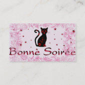Frans:Bonne Soiree Visitekaartje (Achterkant)