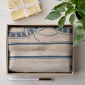 Frans borduurpatroon Decoupage of Giftwrap Tissuepapier (Geschenk)