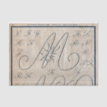 Frans borduurpatroon Decoupage of Giftwrap