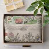 Frans botanisch fleurs tissuepapier (Geschenk)