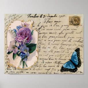  Frans Briefkaart afdrukken Poster