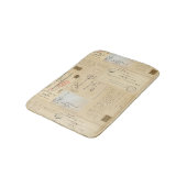  Frans Briefkaart Bathmat Badmat (Gekanteld)