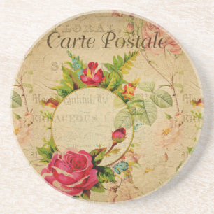 Frans Briefkaart Beverage Coaster Zandsteen Onderzetter