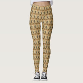 Frans Briefkaart Leggings vrouwen