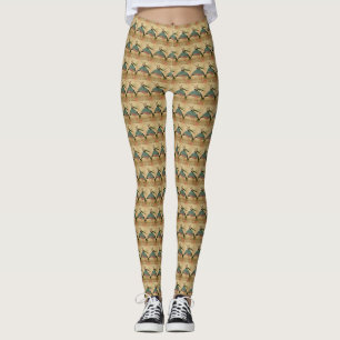 Frans Briefkaart Leggings vrouwen