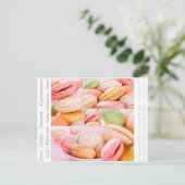 Frans Briefkaart Macarons (Staand voorkant)