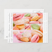 Frans Briefkaart Macarons (Voorkant / Achterkant)