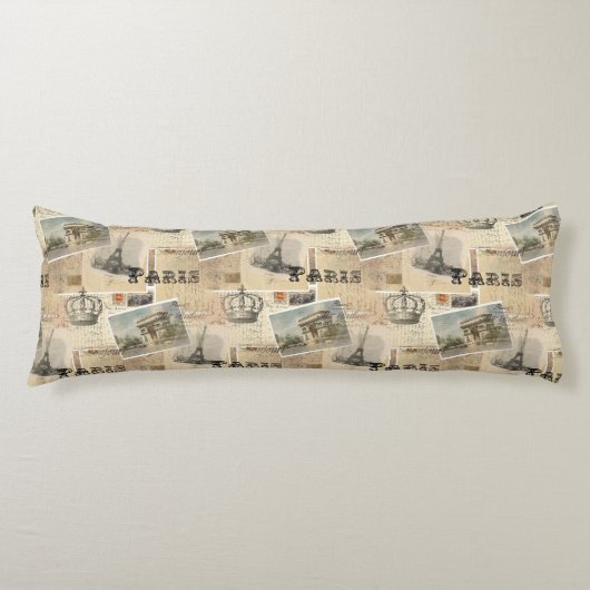 Frans Briefkaart Paris Lichaamskussen (Voorkant)