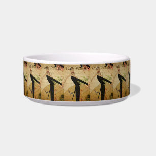 Frans Briefkaart Pet Bowl Voerbakje