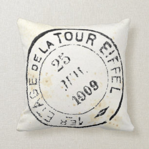  Frans Briefkaart Pillow (Eiffeltoren) Kussen