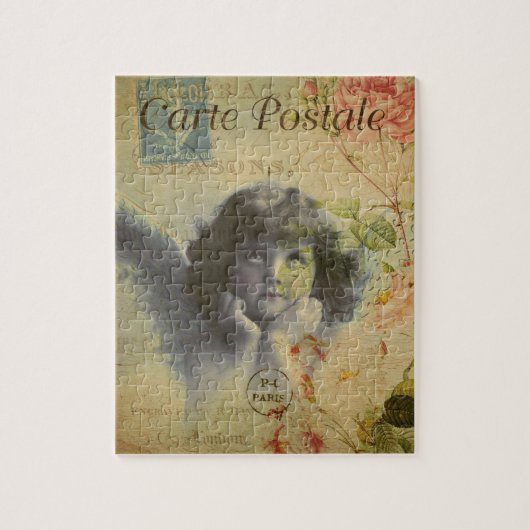 Frans Briefkaart Puzzle Legpuzzel (Verticaal)