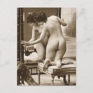 Frans Briefkaart - Risque Nude