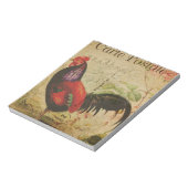 Frans Briefkaart Rooster Notitieblok (Gedraaid)