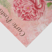 Frans Briefkaart - Roze ventilator - ontleding Tissuepapier (Detail)