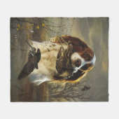 Frans-Brittany, art Fleece Deken (Voorkant (Horizontaal))