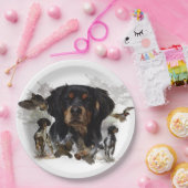 Frans-Brittany, art Papieren Bordje (Feest)