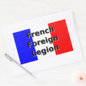 Frans buitenlands Legion Rechthoekige Sticker (Envelop)
