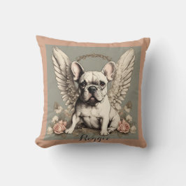  Frans Bulldog AngelThrow kussen
