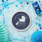 Frans Bulldog Baby shower Bord Design 4 (Feest)
