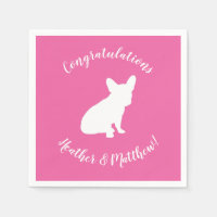 Frans Bulldog Baby shower Frenchie Pink