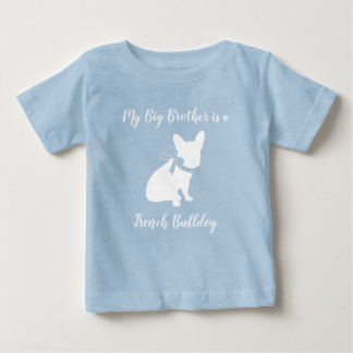 Frans Bulldog Baby shower Frenchy Frenchie Blue