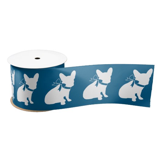 Frans Bulldog Baby shower Frenchy Frenchie Blue Lint (Spoel)