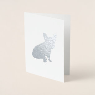 Frans Bulldog Baby shower Frenchy Frenchie Folie Kaarten