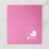 Frans Bulldog Baby shower Frenchy Frenchie Pink (Buitenkant ongevouwen)