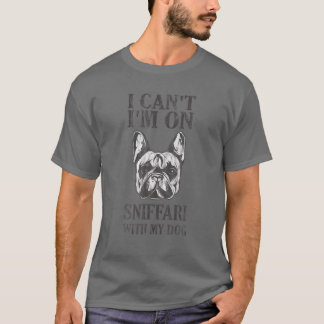 Frans Bulldog Dog-gebruikersplan voor Hondenliefhe T-shirt