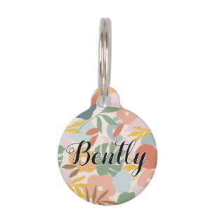 Frans Bulldog Dog ID Label met hart Huisdierpenning