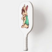 Frans Bulldog Face Padde Pickleball | Cute Itém Paddle (Links)