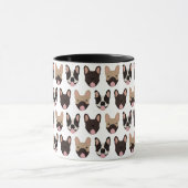 Frans Bulldog Pattern Mok (Midden)