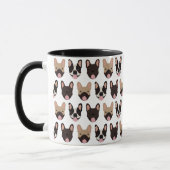 Frans Bulldog Pattern Mok (Links)