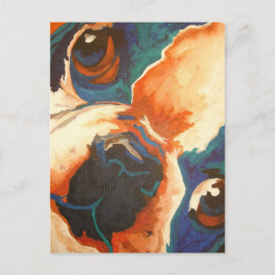 Frans Bulldog Pet Portrait Briefkaart