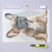 Frans Bulldog Portrait Tissuepapier (Craft)