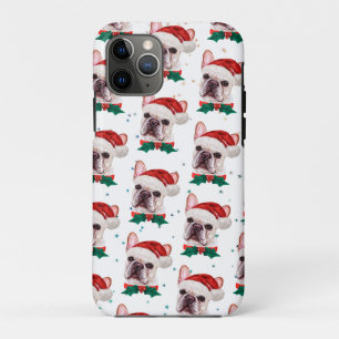 Frans Bulldog Ras Kersthond Patroon iPhone 11 Pro Hoesje