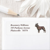 Frans Bulldog Return-label Etiket (Insitu)