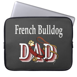 Frans Bulldog Vader Laptop Sleeve