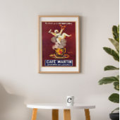  Frans Cafe Advertisement Repro. Art Deco Poster