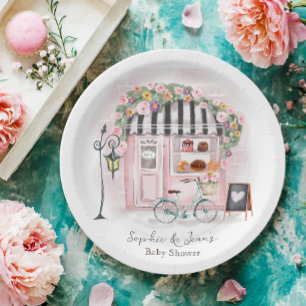 Frans Café Bonjour Bebe Paris Tea Baby shower Papieren Bordje