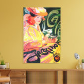  FRANS CAFÉ POSTERART VERPAKT CANVAS (Insitu (Woonkamer))