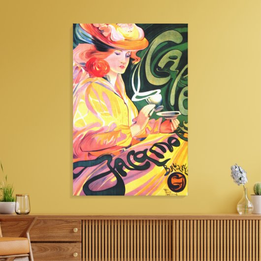 FRANS CAFÉ POSTERART VERPAKT CANVAS (Insitu (Woonkamer))